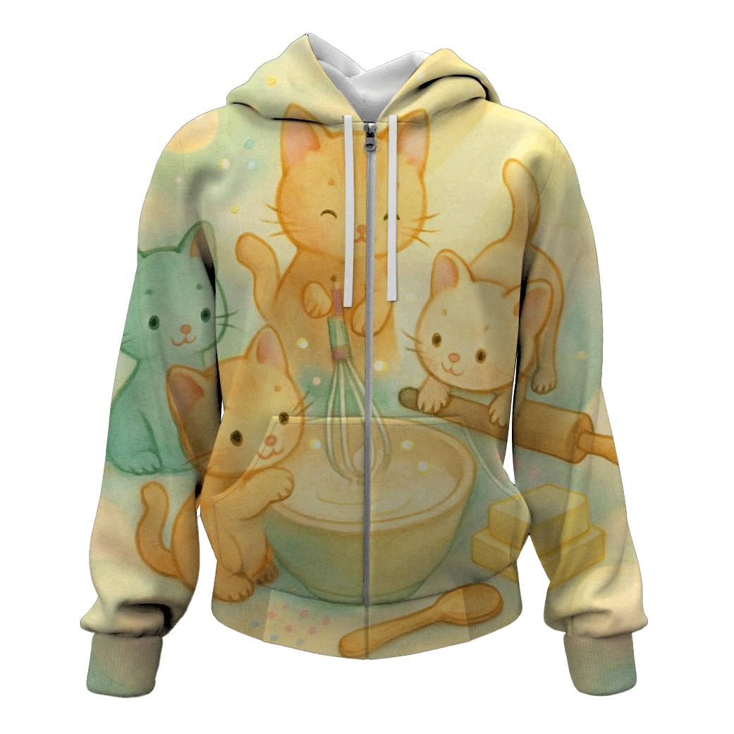 Sunbeam Cloud Bakery Kittens premium hoodies