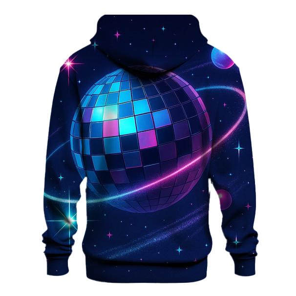 Midnight Disco Orbit embroidered hoodies