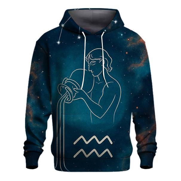 Aquarius Water Bearer Nebula Pour hoodie designs