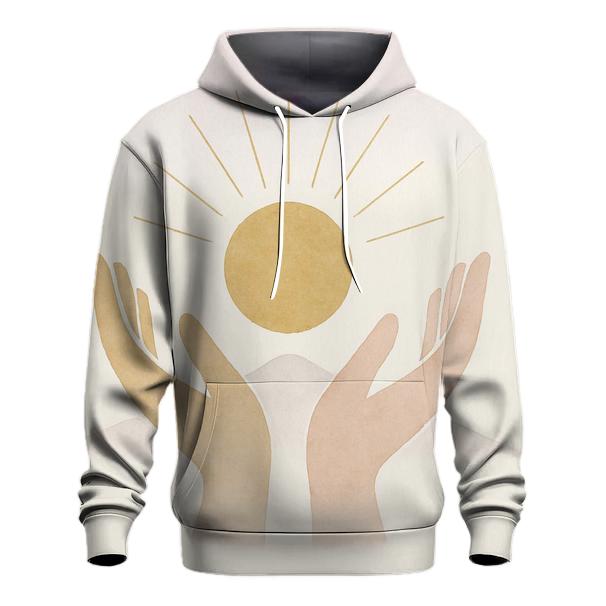 Hands Of Dawn Horizon graphic hoodies