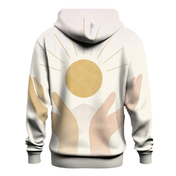 Hands Of Dawn Horizon graphic hoodies