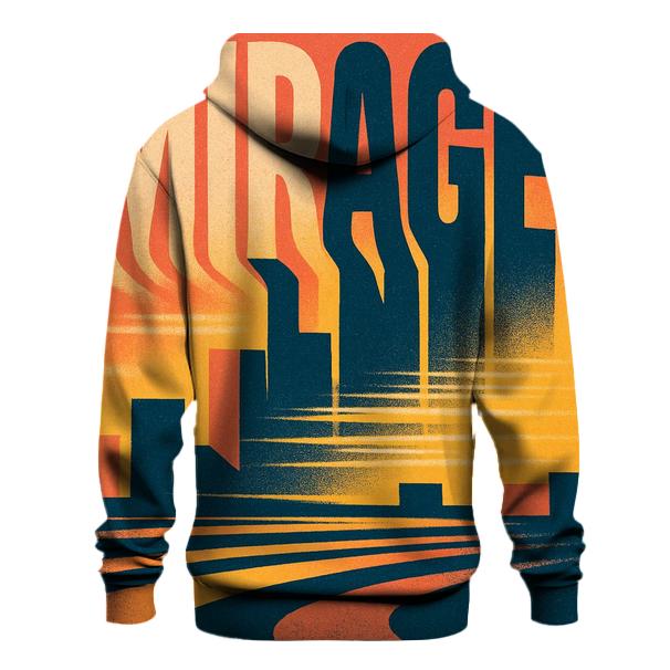 Kinetic Type Mirage City embroidered hoodies