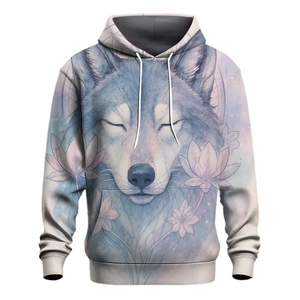 The Lotus Mirage Spirit Wolf custom hoodies