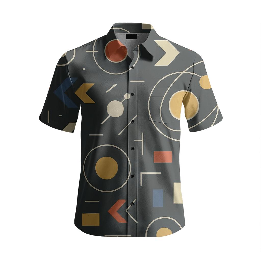 Constructivist Cosmic Transit Diagram stylish threadwork shirts