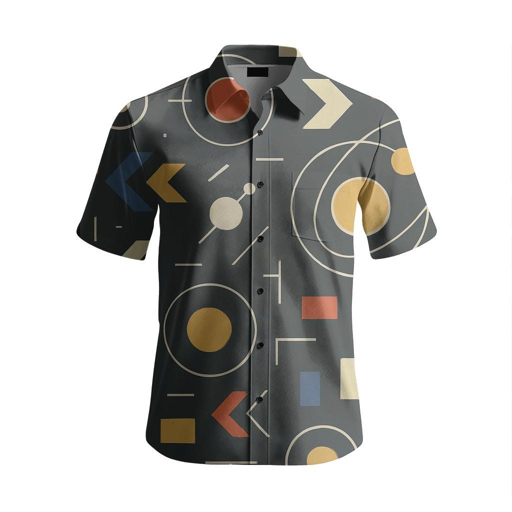 Constructivist Cosmic Transit Diagram stylish threadwork shirts