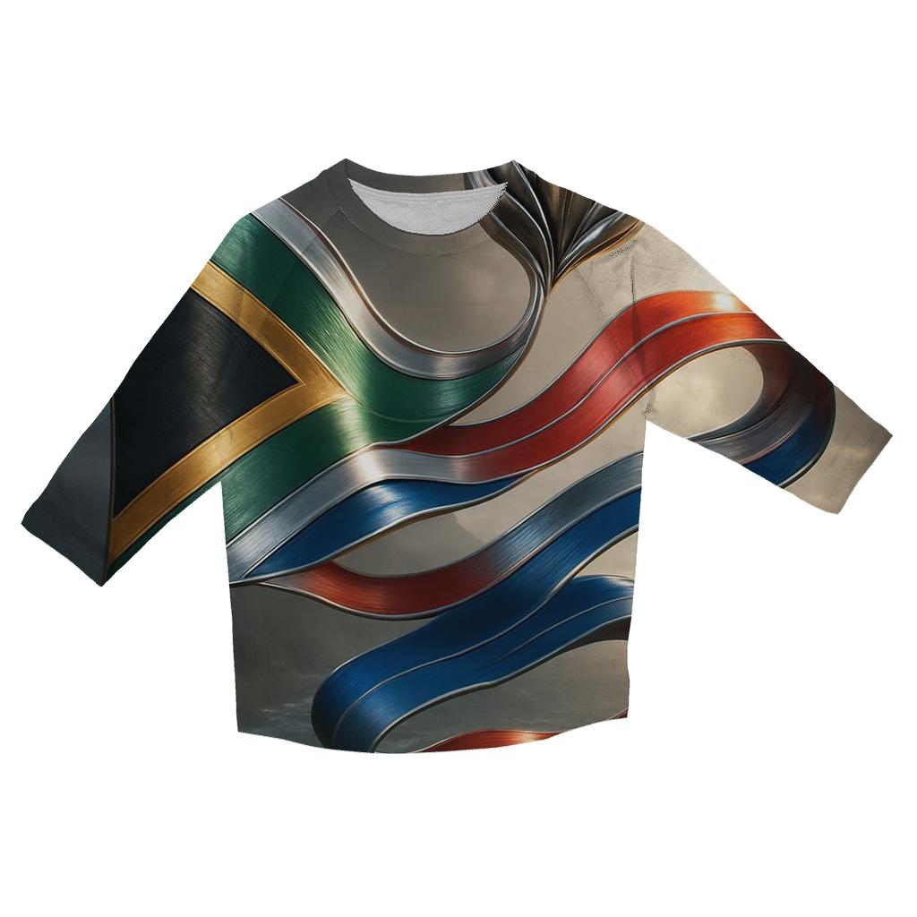 Rainbow Alloy Crest Of The Southern Horizon trendy 3/4 sleeve tops