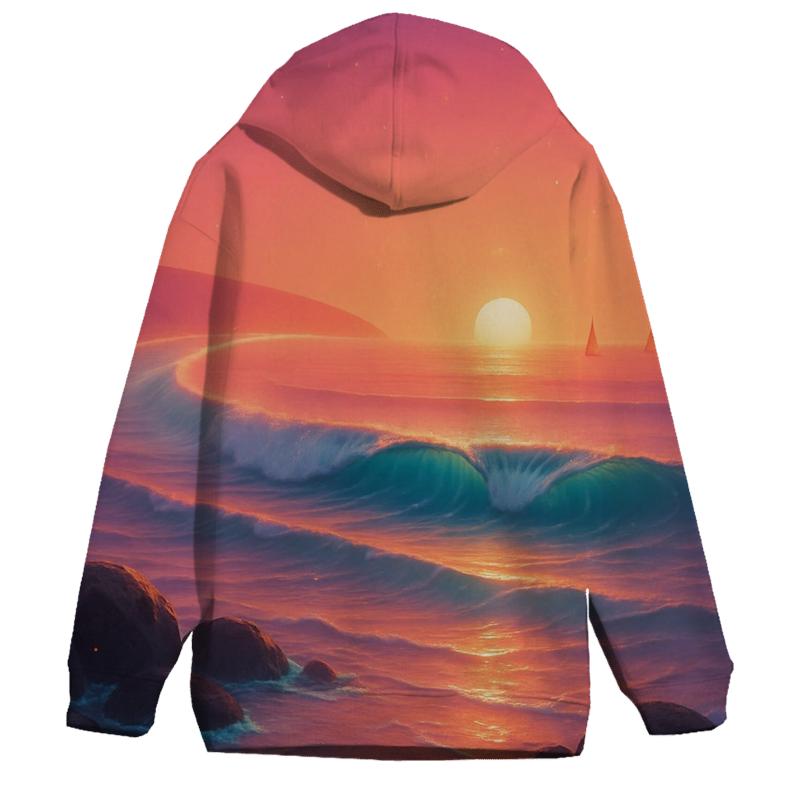 Halo Harbor Sunset hoodies fashion