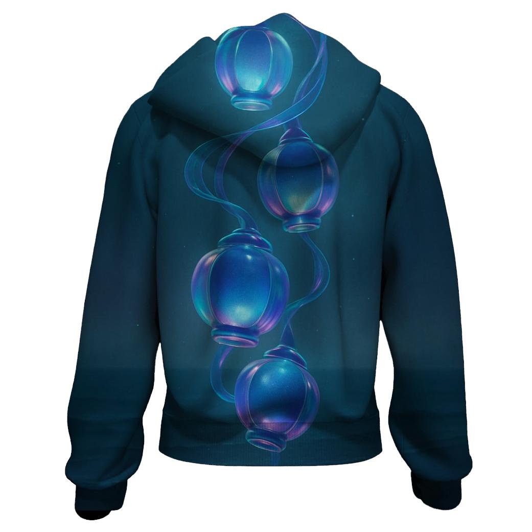 Prismatic Tide Lanterns designer hoodies