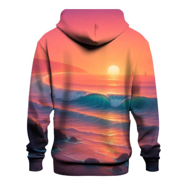 Halo Harbor Sunset pullover hoodies