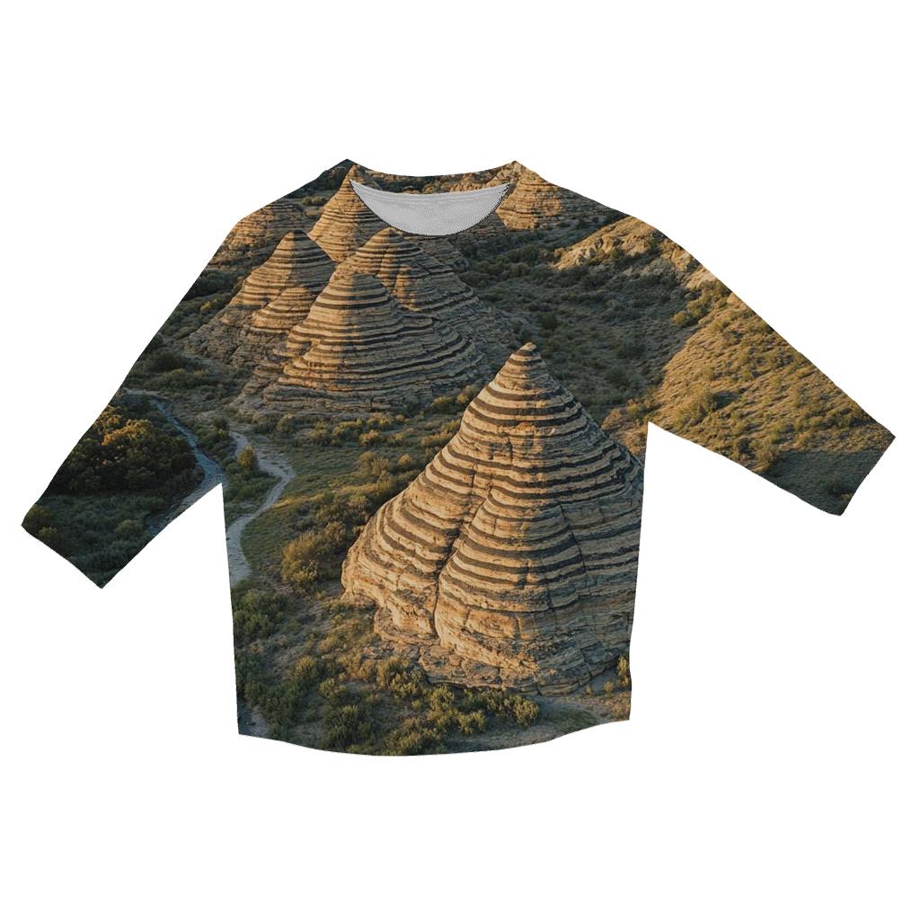 Bungle Bungle Range - Purnululu National Park casual three quarter sleeve shirts
