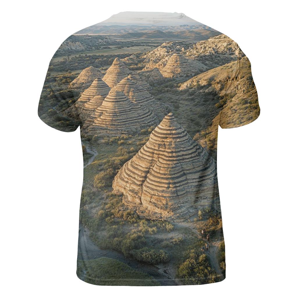 Bungle Bungle Range - Purnululu National Park vibrant all-over design tees