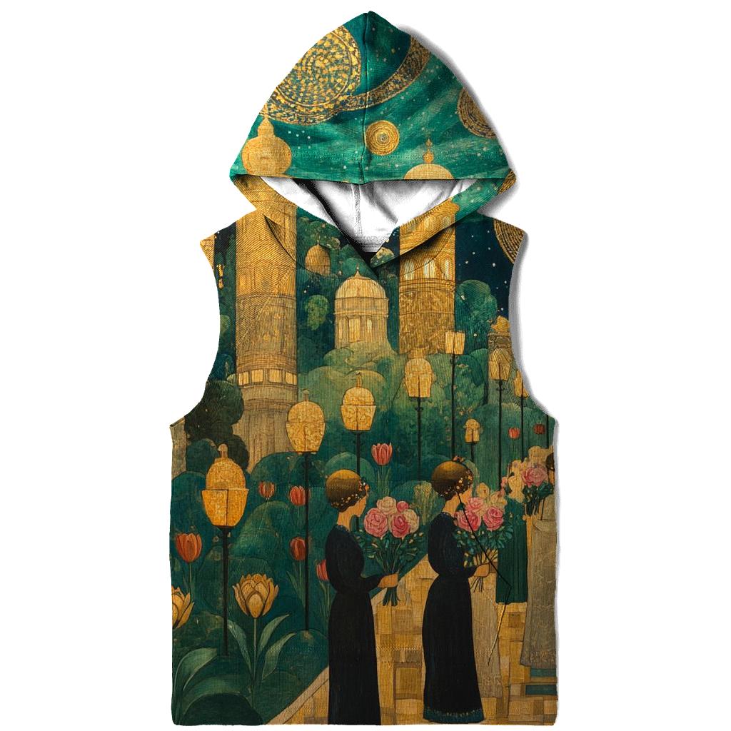 Gustav Klimt Inspired Aurora Garden Festival designer hoodies