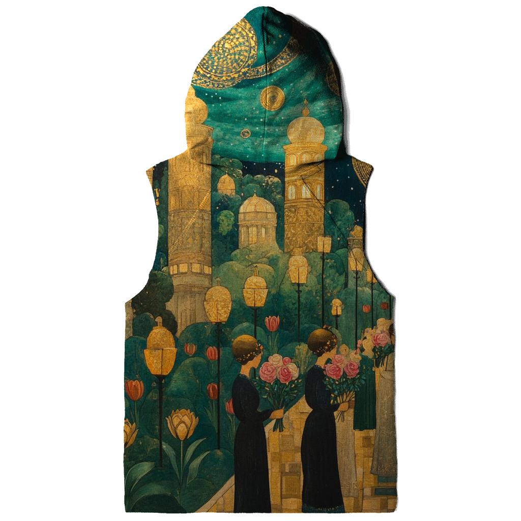 Gustav Klimt Inspired Aurora Garden Festival designer hoodies