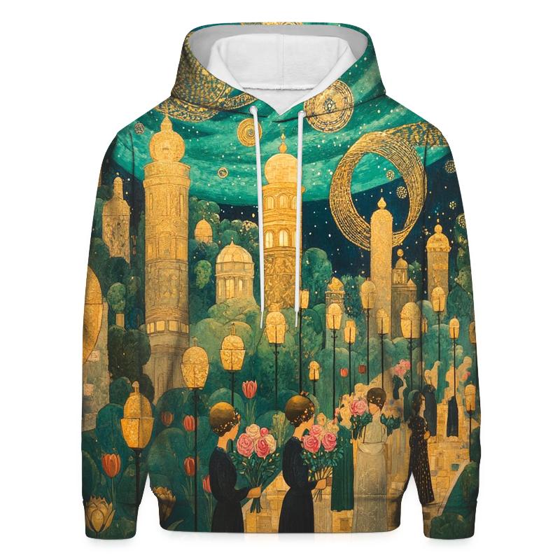 Gustav Klimt Inspired Aurora Garden Festival hoodie designs
