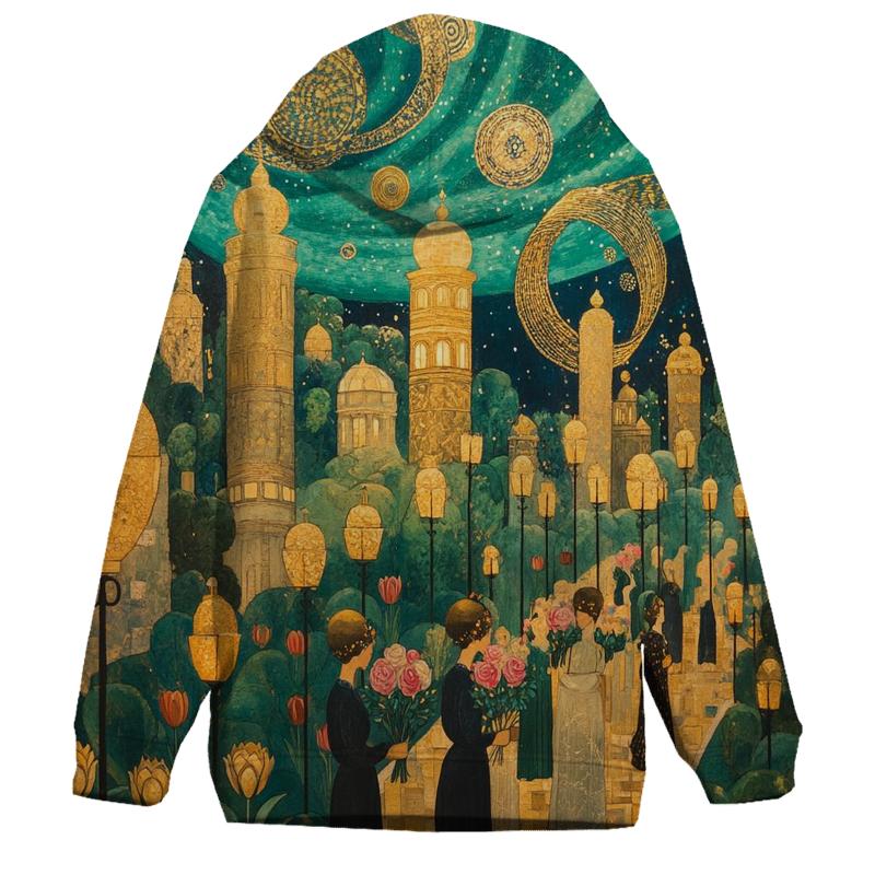 Gustav Klimt Inspired Aurora Garden Festival hoodie designs
