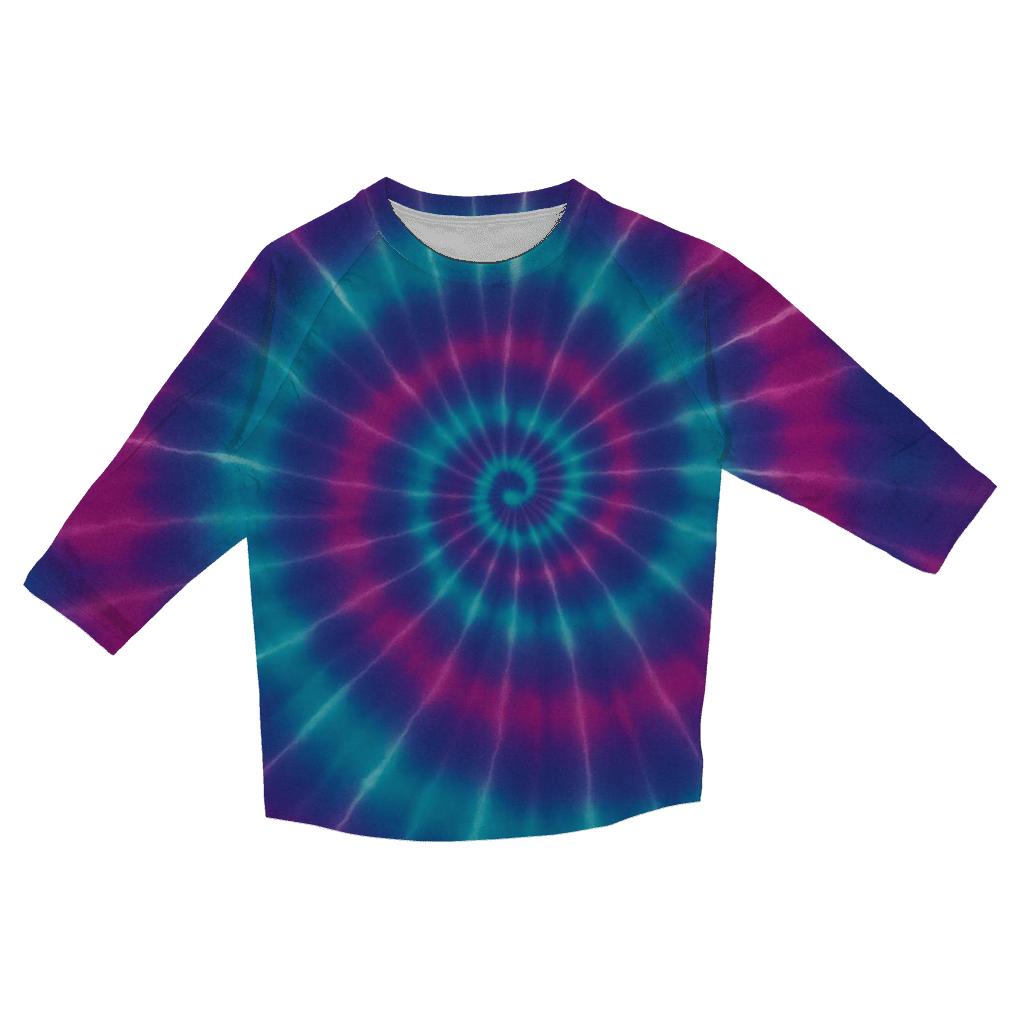 Nebula Spiral Overdye Vortex personalized 3/4 sleeve tees