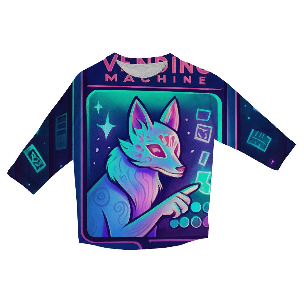 Fortune Vending Machine Oracle custom 3/4 sleeve shirts