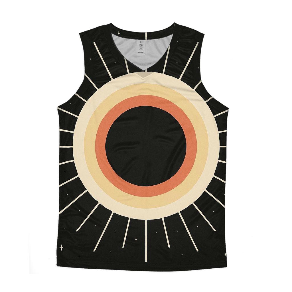 Eclipse Corona Lattice Bloom cotton sleeveless tops