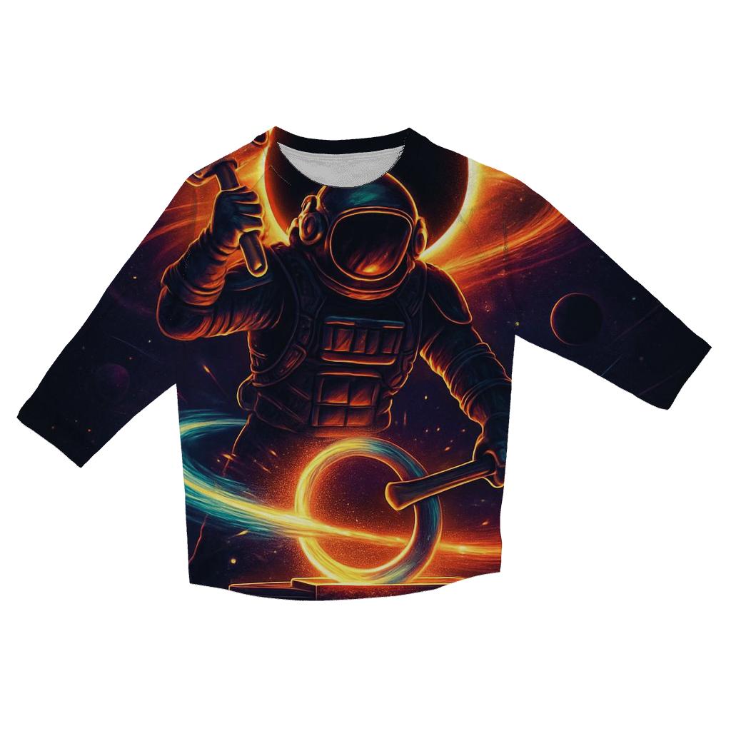 Aurora Forge On The Edge Of A Black Sun custom 3/4 sleeve shirts