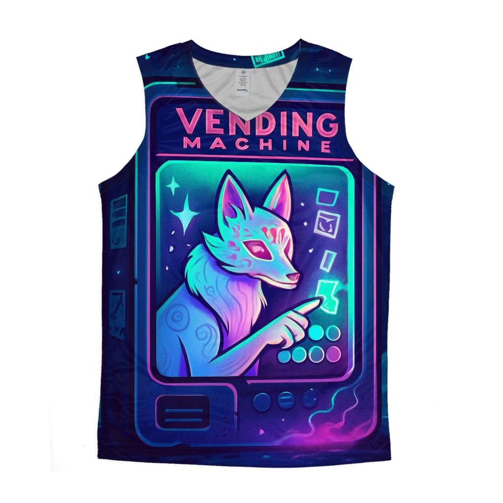 Fortune Vending Machine Oracle graphic print tank tops