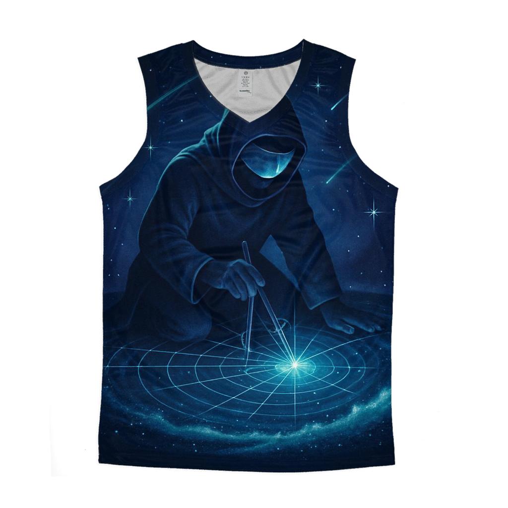 The Luminous Cartographer Of Spiral Seas casual summer tank tops