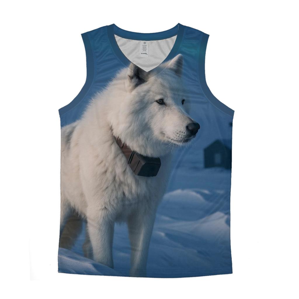 Tundra Research Collar Check Wolf custom tank tops
