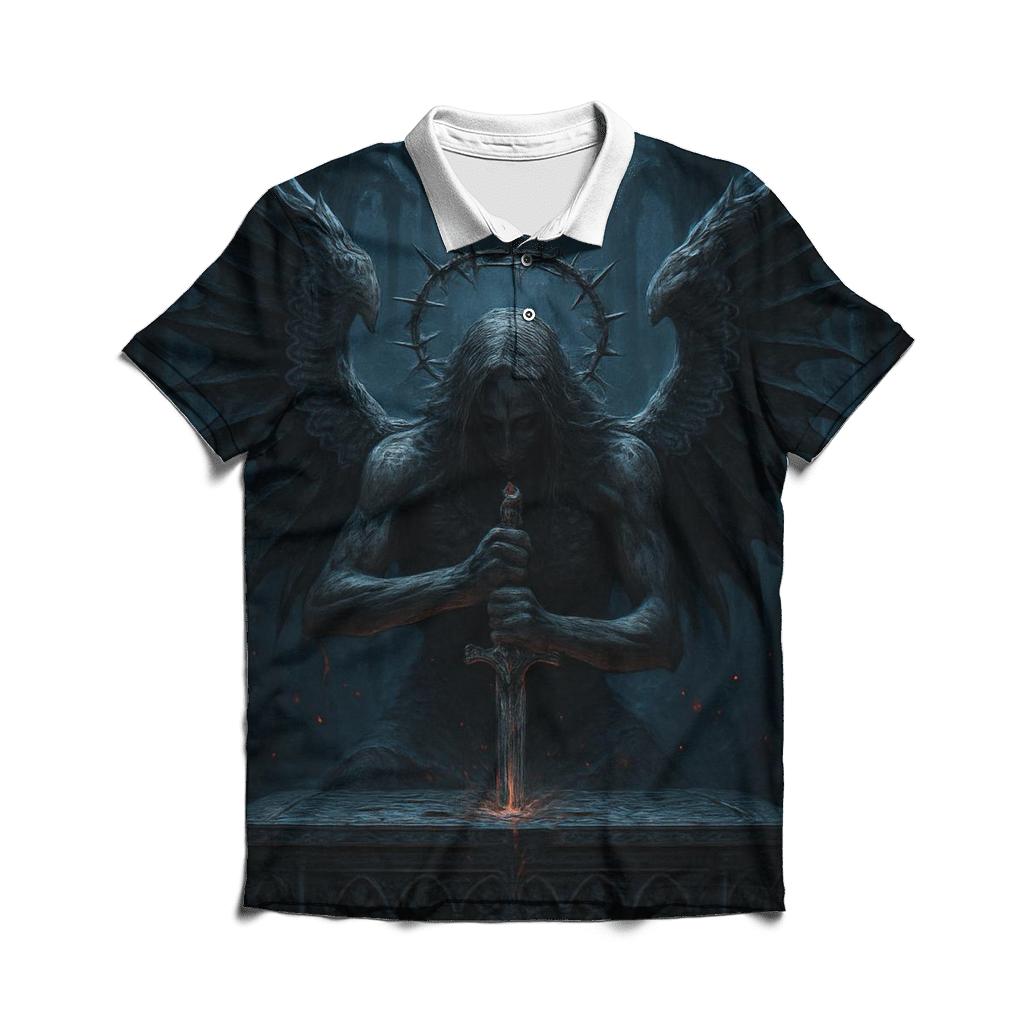 Cathedral Of The Hollow Seraph custom polo shirts