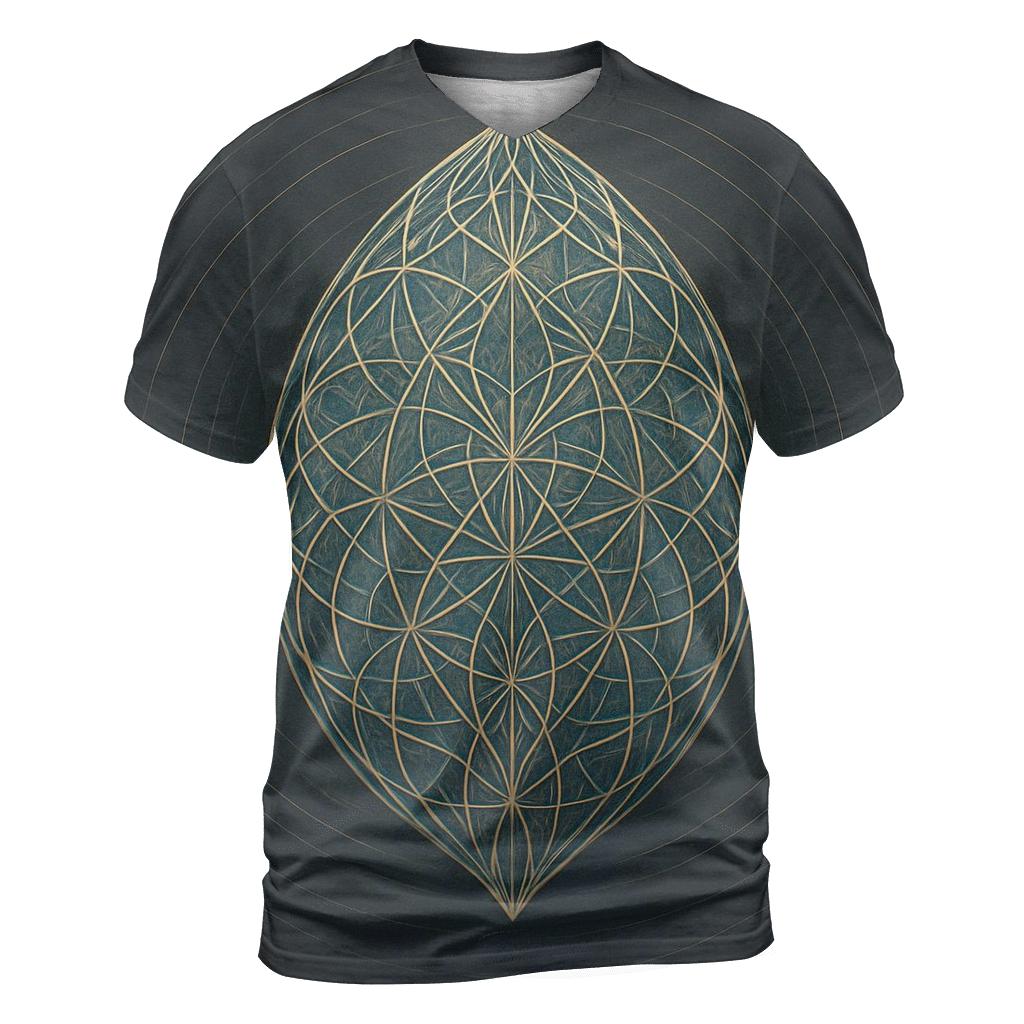 Harmony Seed Geometry designer pattern shirts