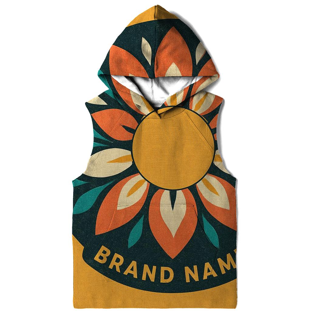 Solar Flora Collage Emblem pullover hoodies