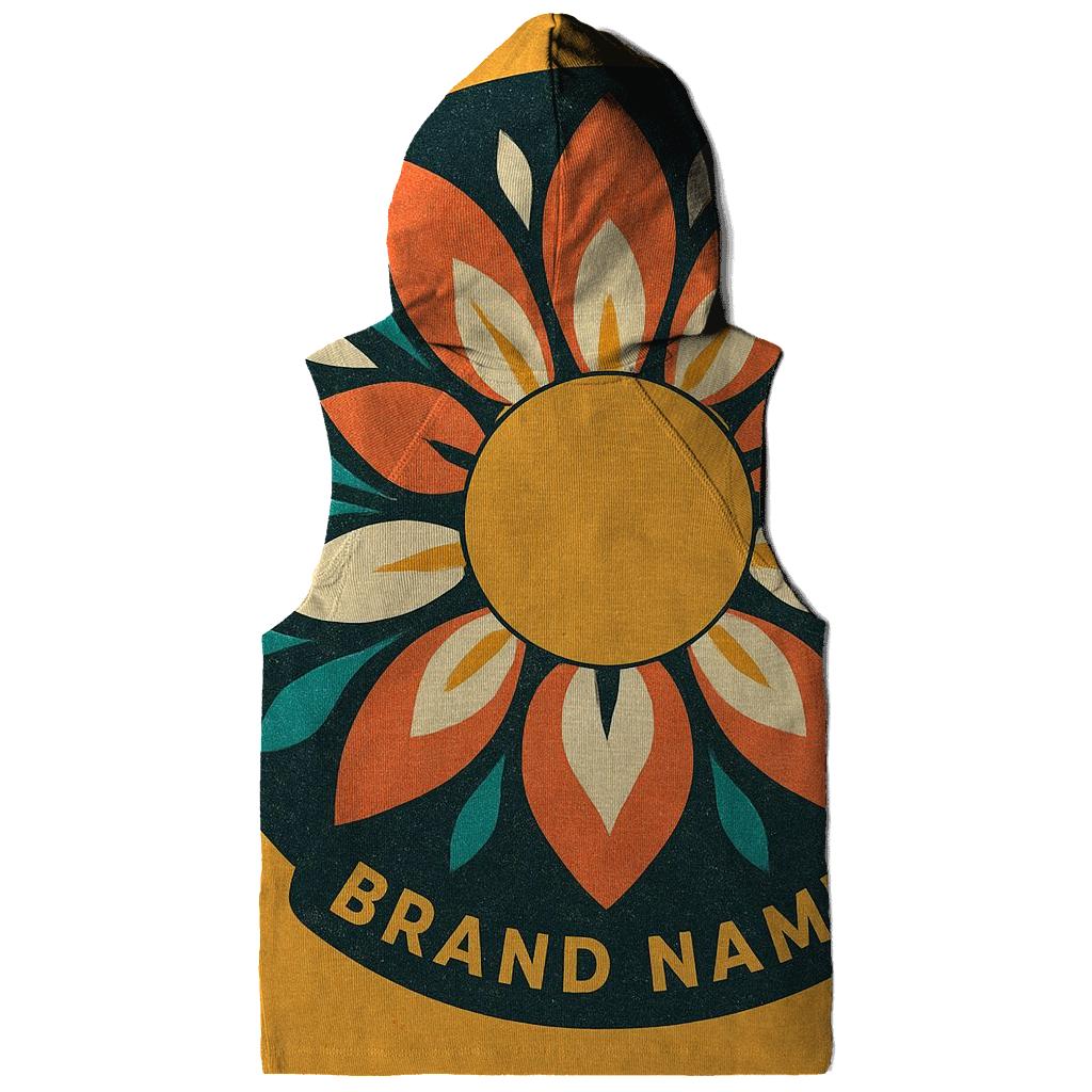 Solar Flora Collage Emblem pullover hoodies