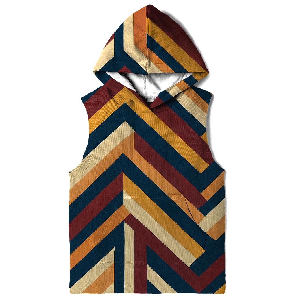 Disco Roller Night Zigzags graphic hoodies