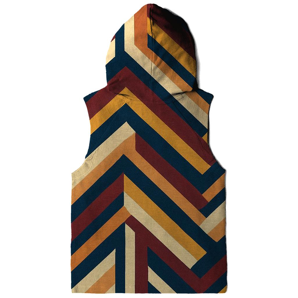 Disco Roller Night Zigzags graphic hoodies