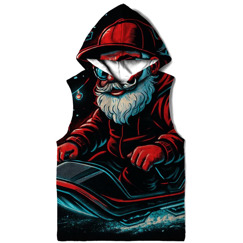 Neon Workshop Santa On Hover Sleigh hoodie designs