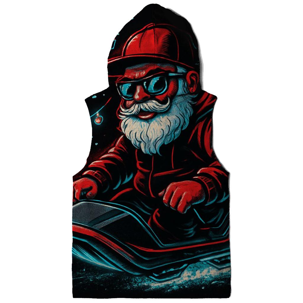Neon Workshop Santa On Hover Sleigh hoodie designs