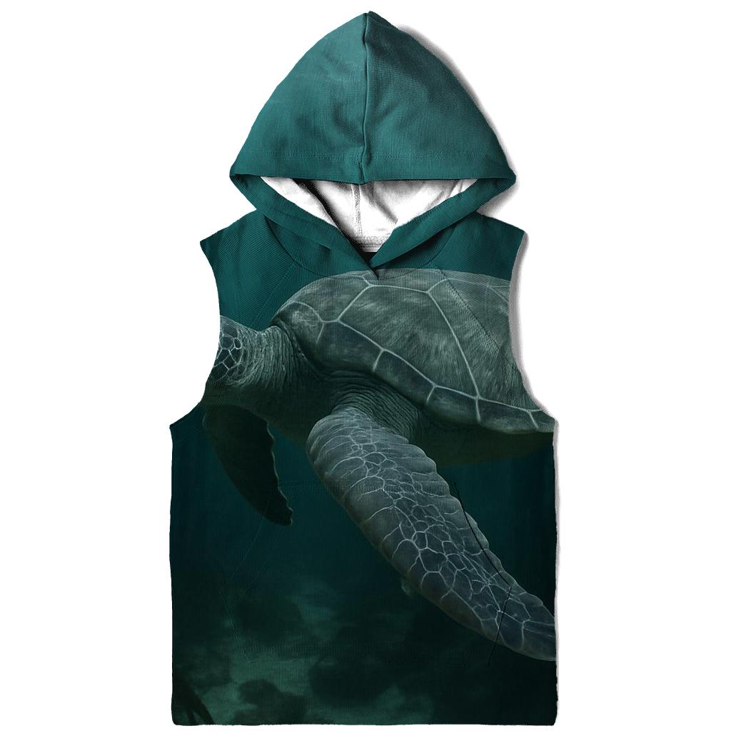 Kelp Forest Transit Green Sea Turtle hoodies fashion