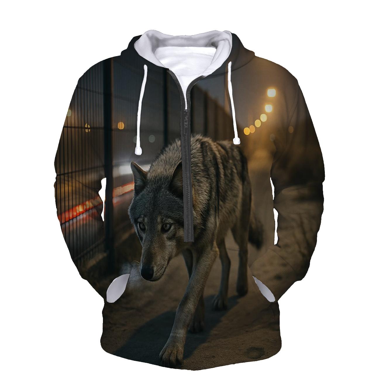 Sodium Light Corridor Wolf designer hoodies