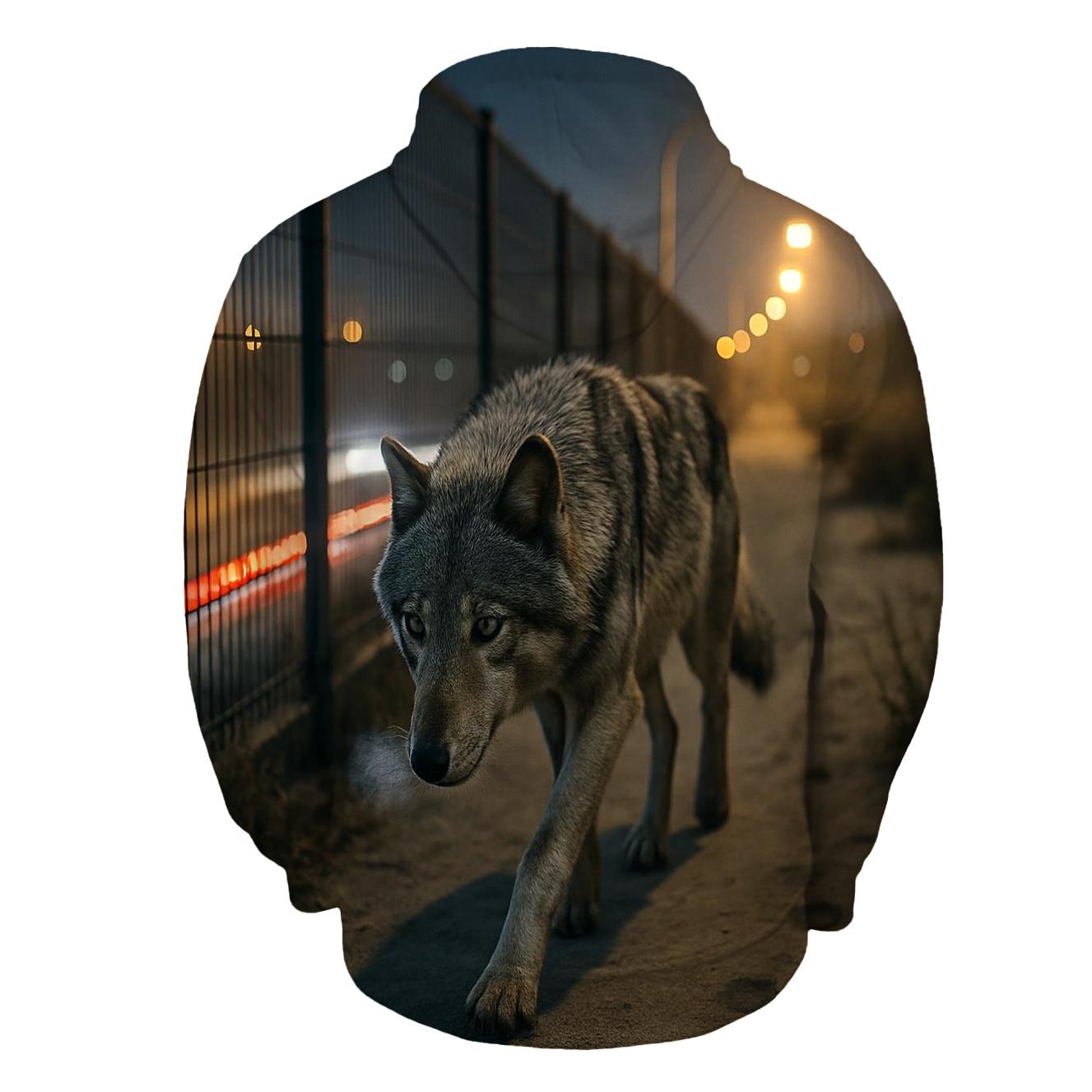 Sodium Light Corridor Wolf designer hoodies