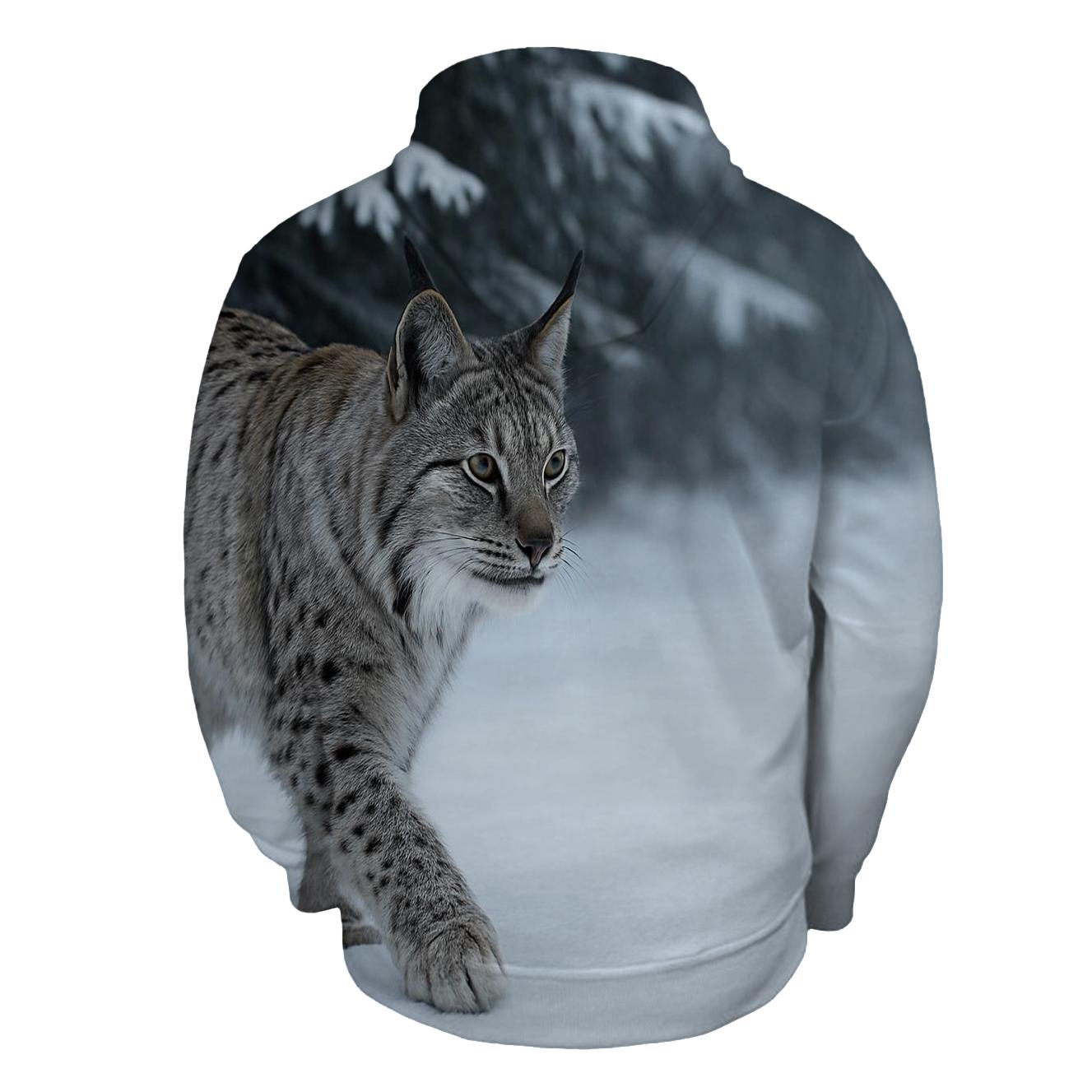 Frostline Ambush Eurasian Lynx hoodies fashion