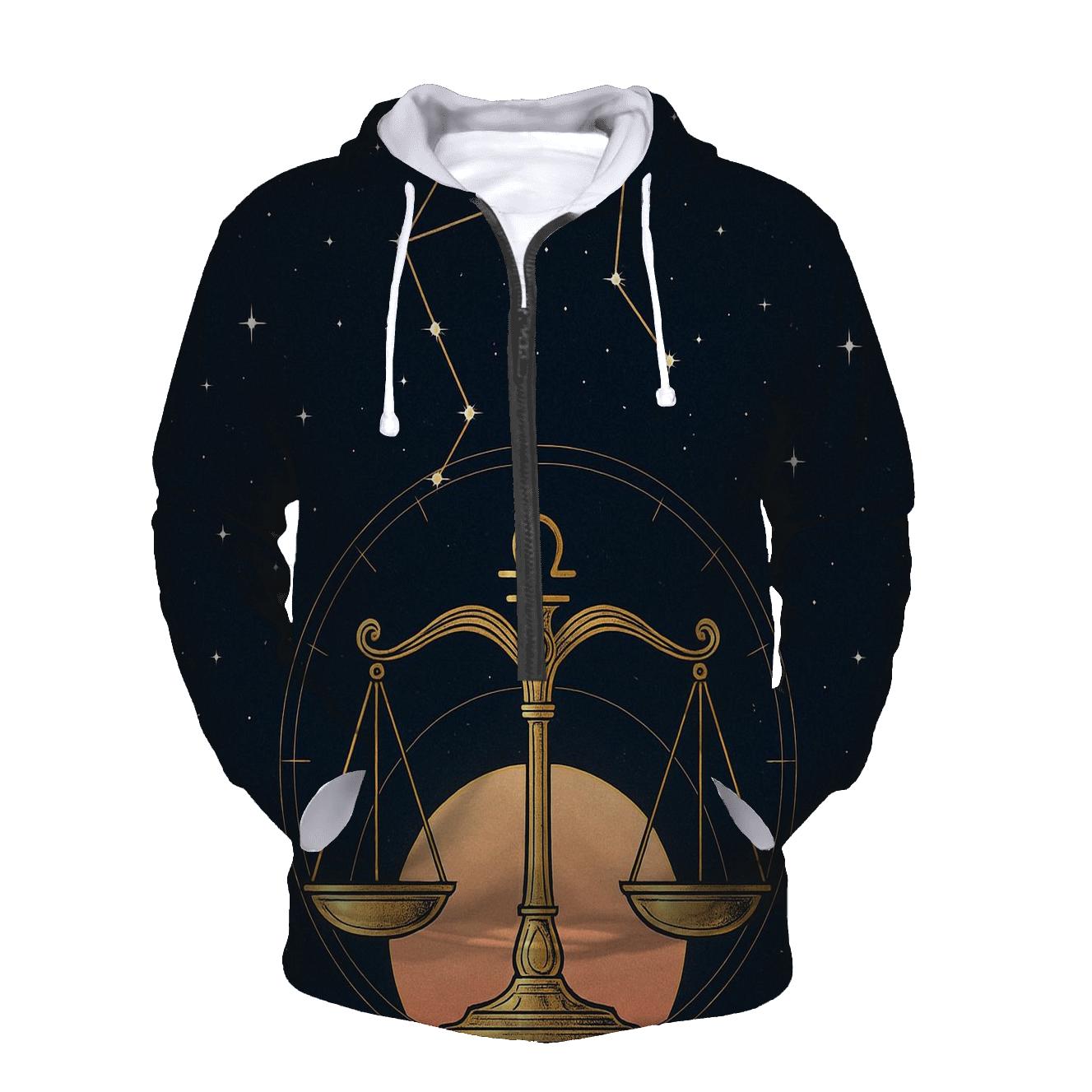 Libra Equinox Balance Starwheel designer hoodies