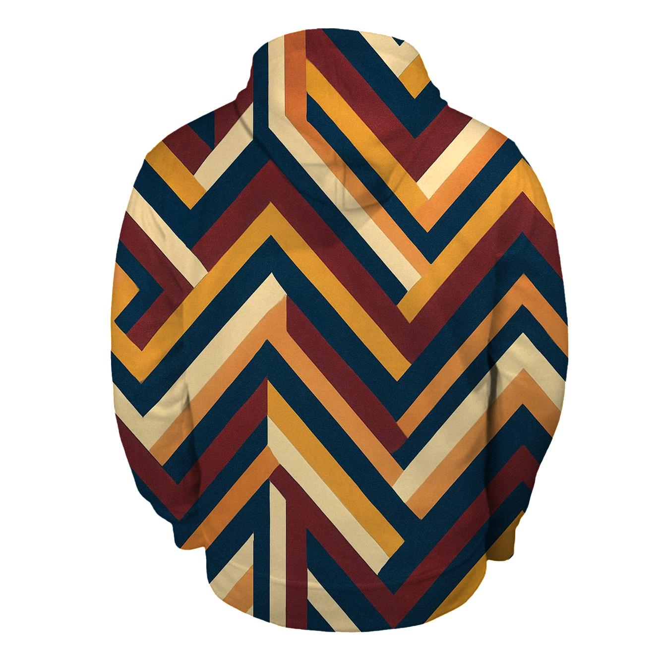 Disco Roller Night Zigzags premium hoodies