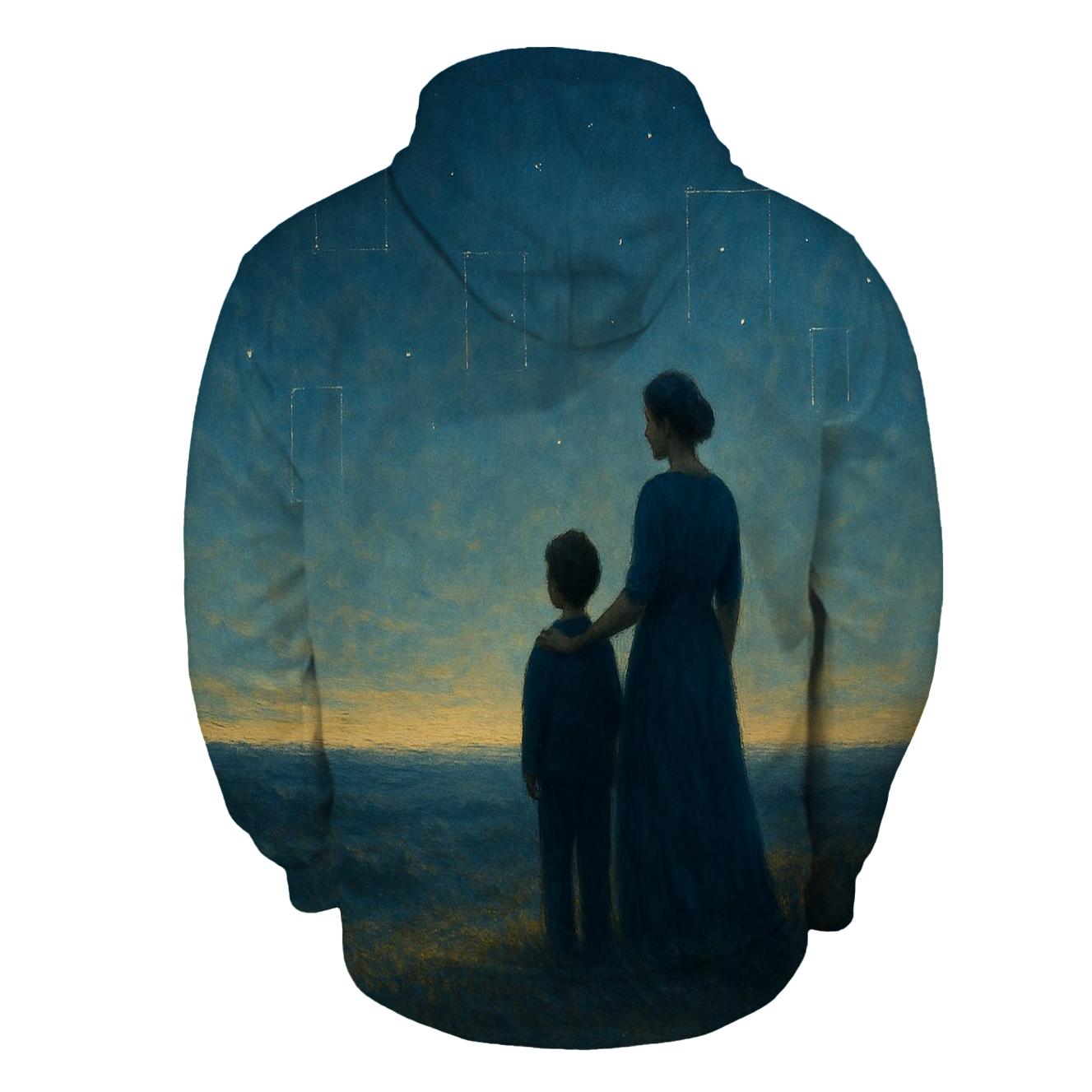 The Horizon She Held Open premium hoodies
