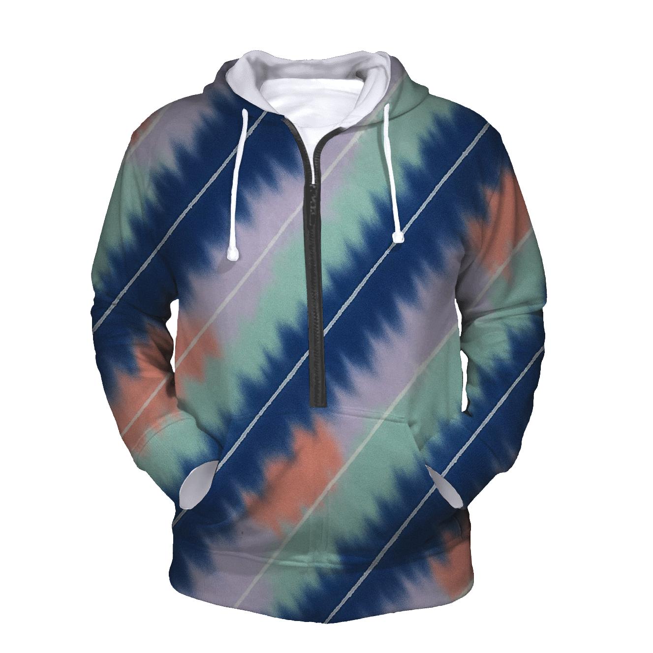 Arashi Pole Wrap Aurora Diagonals embroidered hoodies