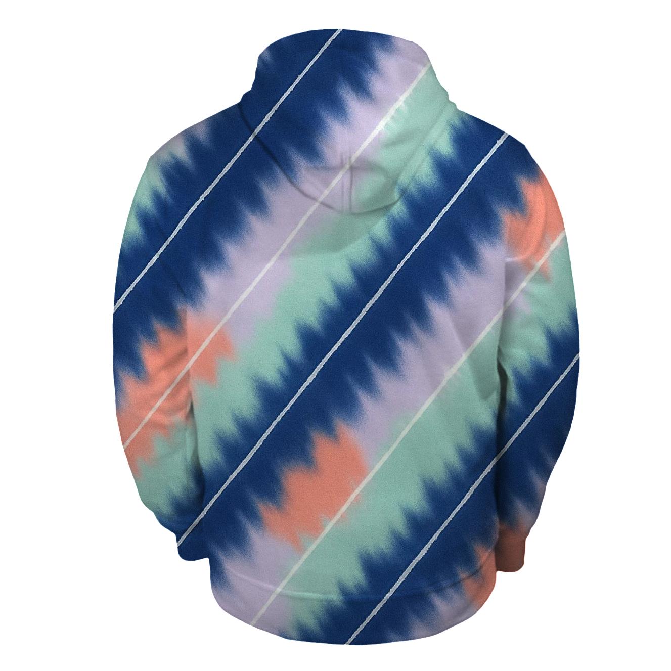 Arashi Pole Wrap Aurora Diagonals embroidered hoodies