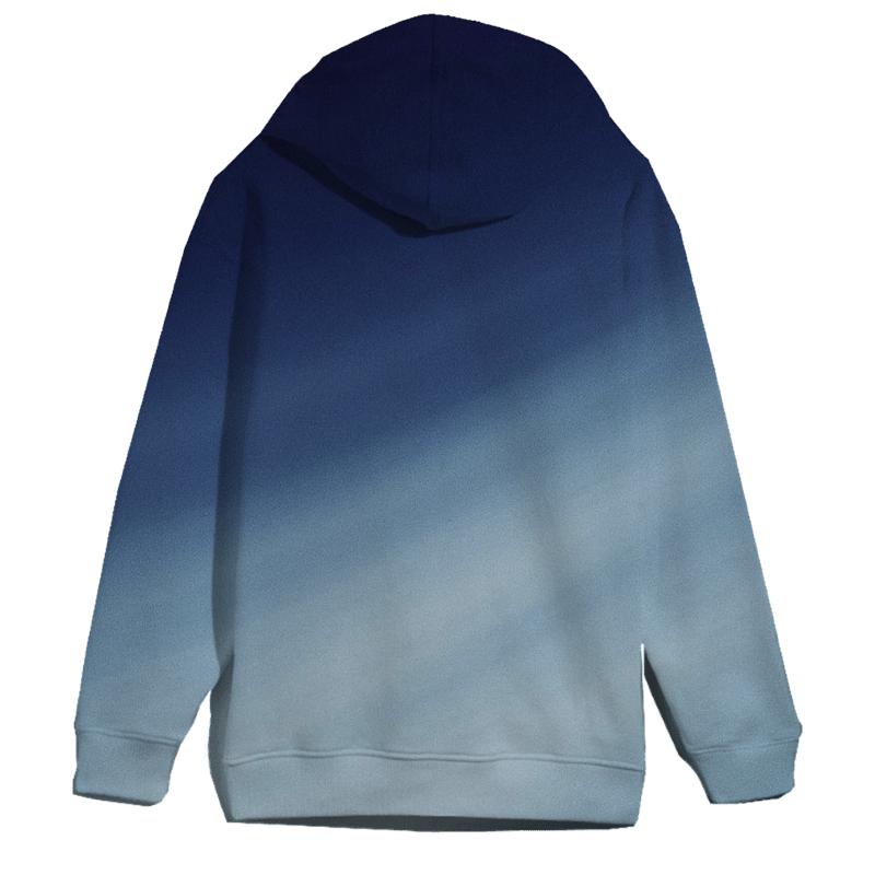 Moonlit Glacier Sweep pullover hoodies