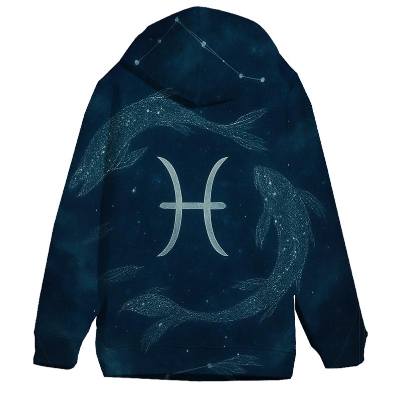 Pisces Neptune Dream Current Chart graphic hoodies
