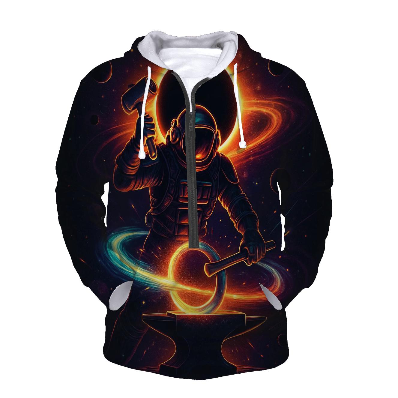 Aurora Forge On The Edge Of A Black Sun designer hoodies