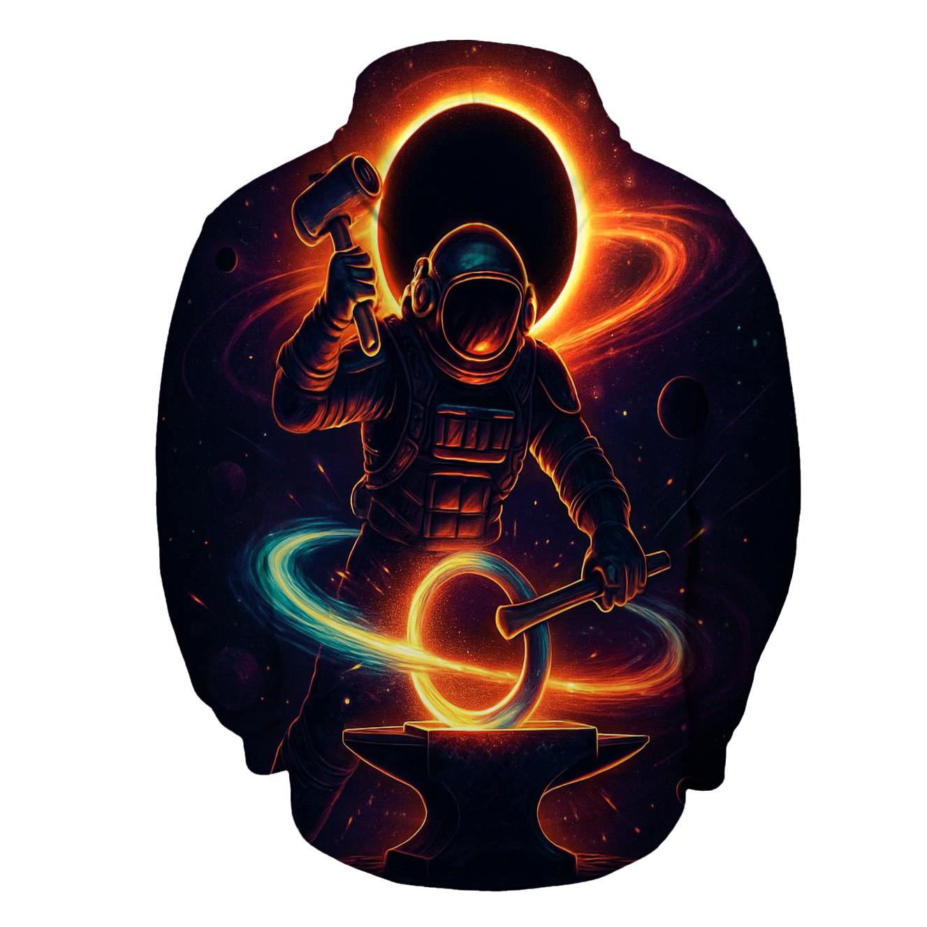 Aurora Forge On The Edge Of A Black Sun designer hoodies