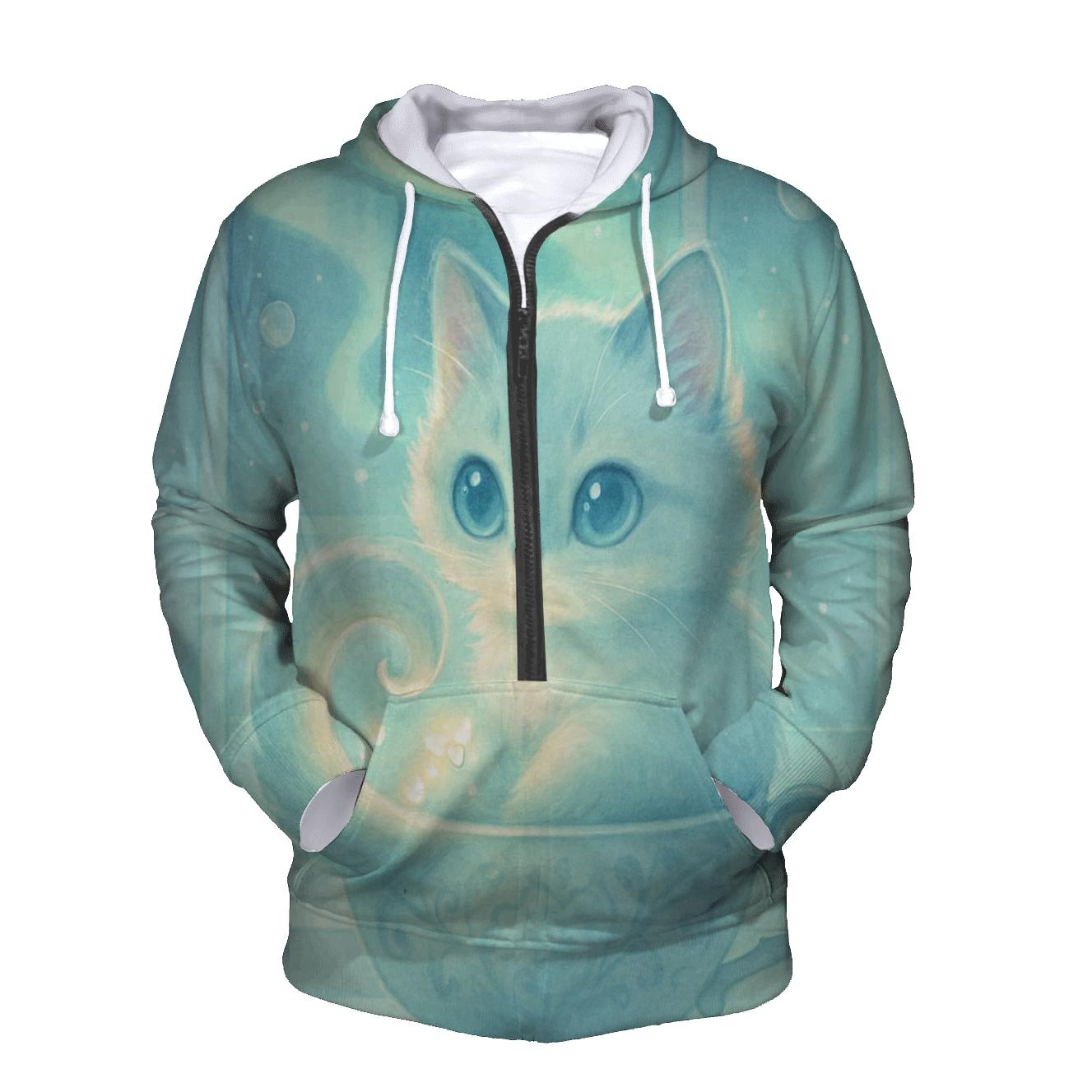 Aurora Teacup Cat Familiar hoodies fashion