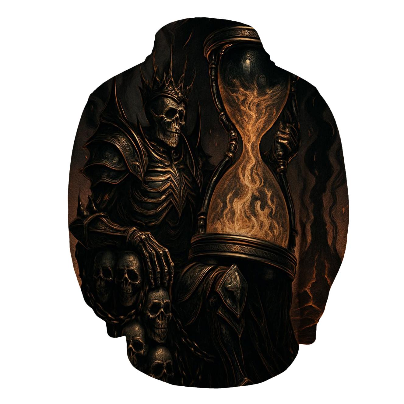 The Infernal Hourglass Regent printed hoodies