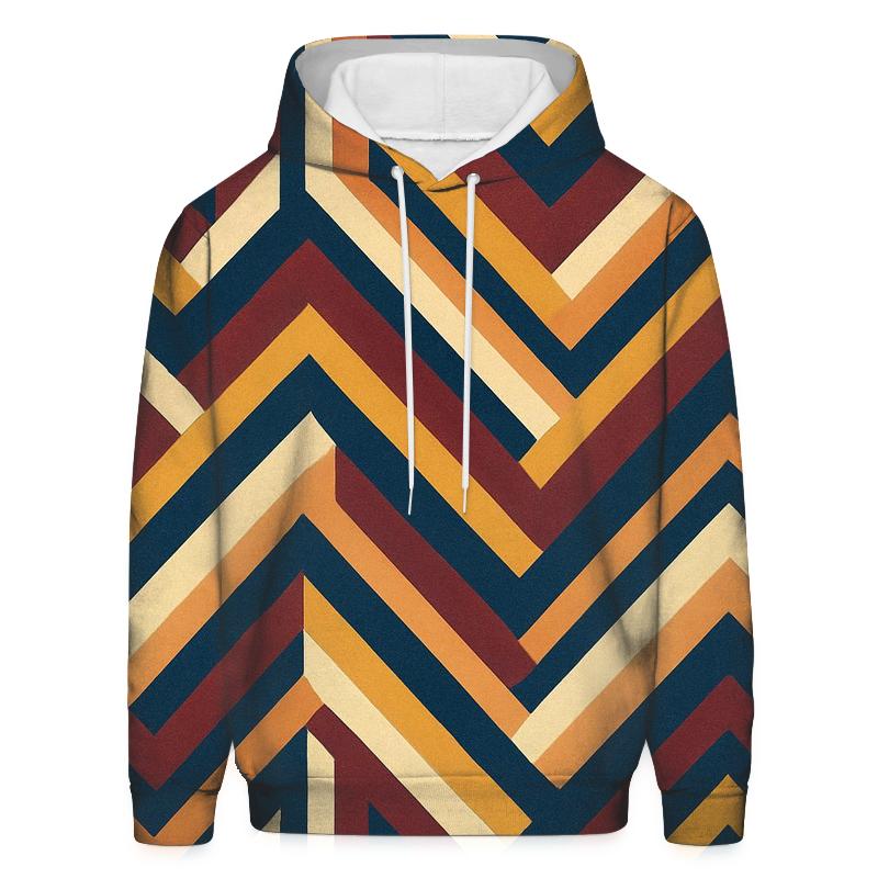 Disco Roller Night Zigzags hoodies fashion